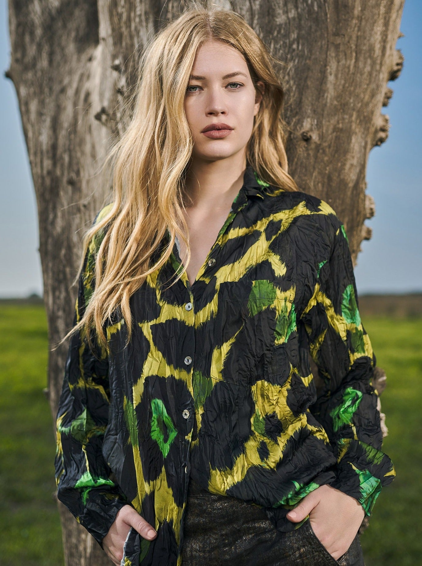 Emerald Animal Blouse