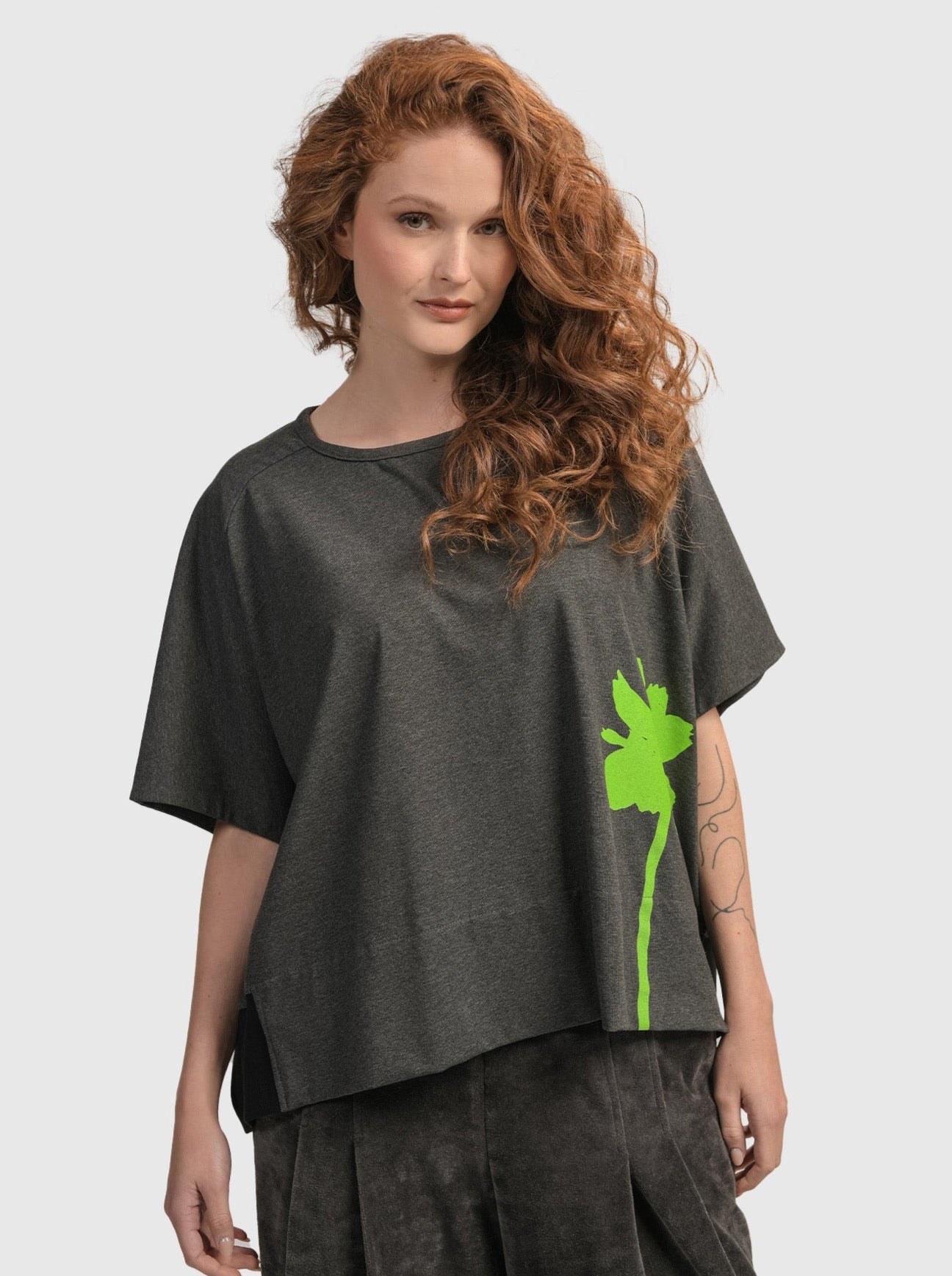 Green Flower Tee