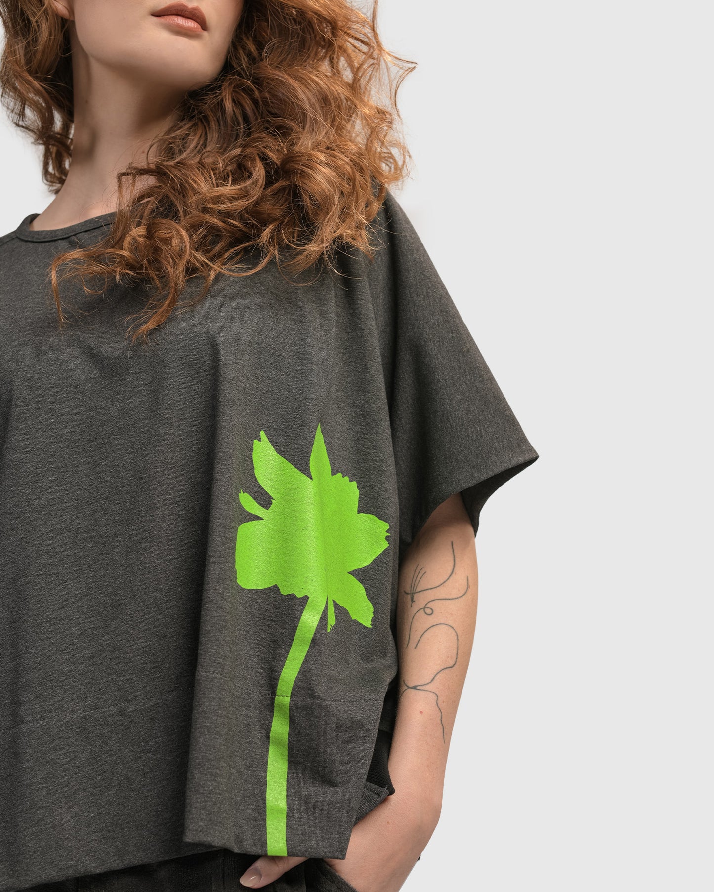 Green Flower Tee
