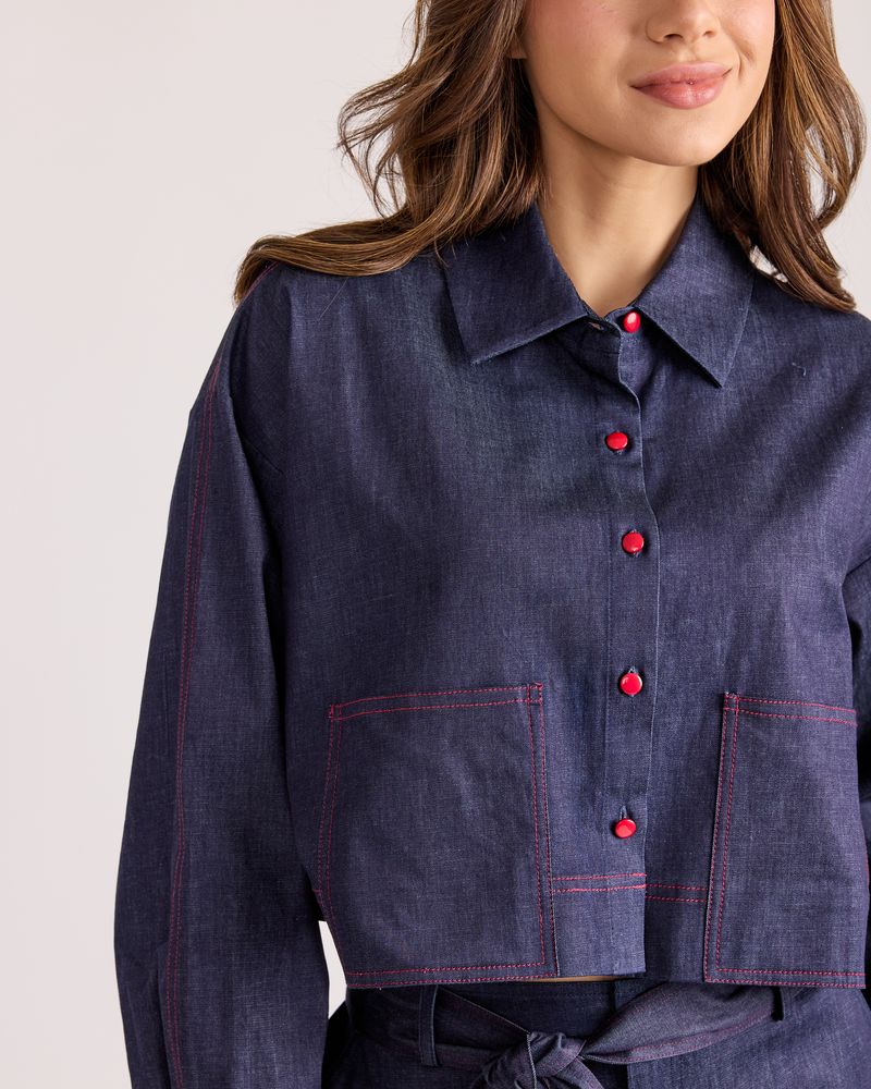 Mattie Top | Ink Blue
