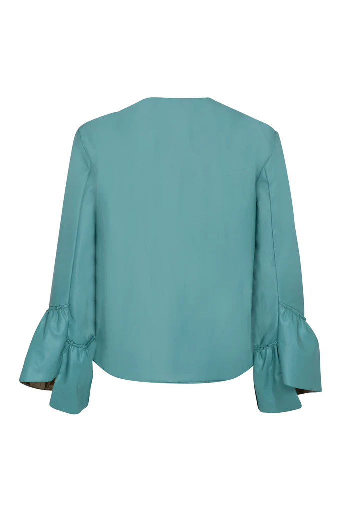 Leather Poppins Jacket