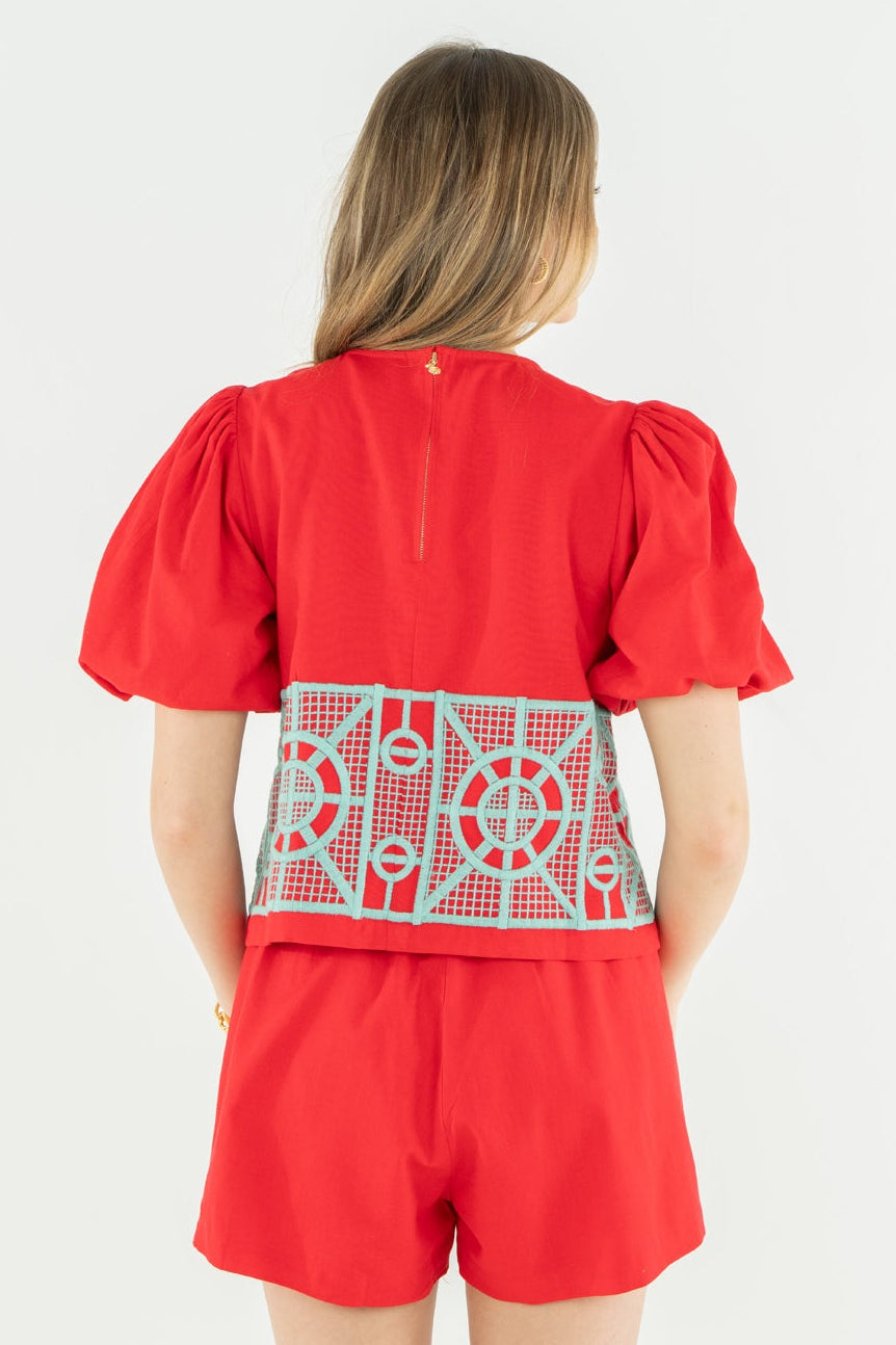 Jane Top | Tomato