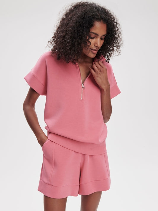 Ritchie Short Sleeve Sweat | Rapture Rose