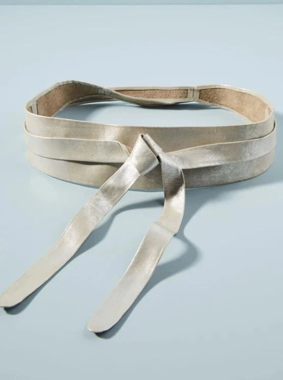Wrap Belt | Silver Shimmer
