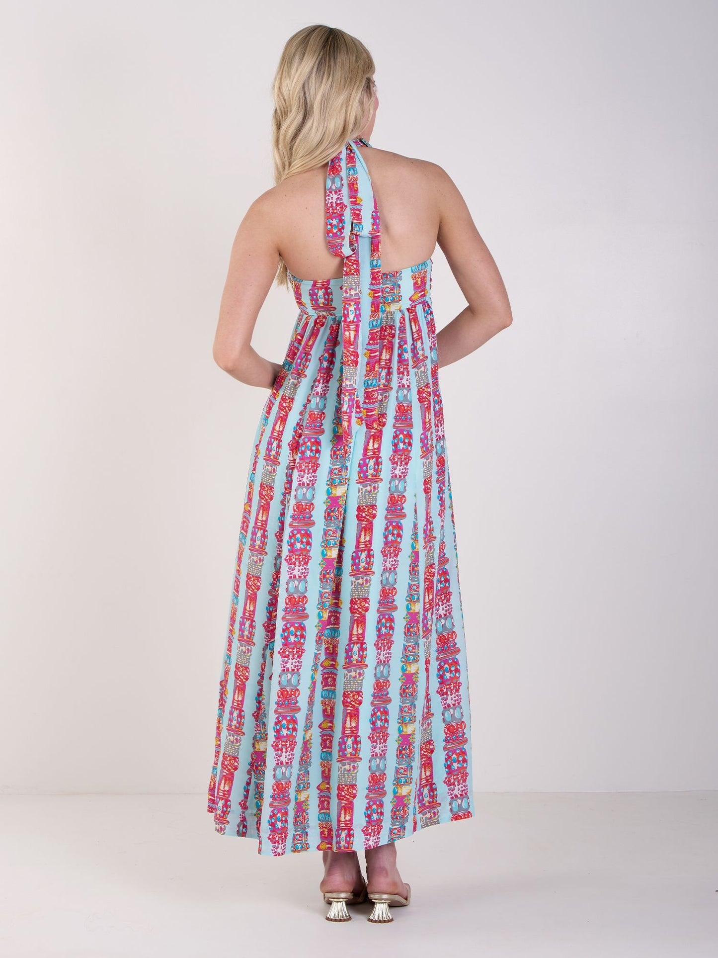 Zoe Halter Dress | Iconic Iris