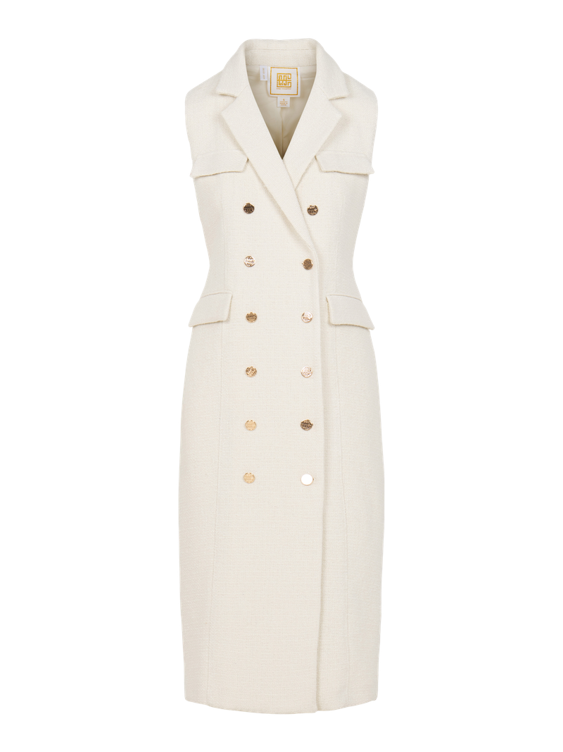 Kelly Dress | Winter White