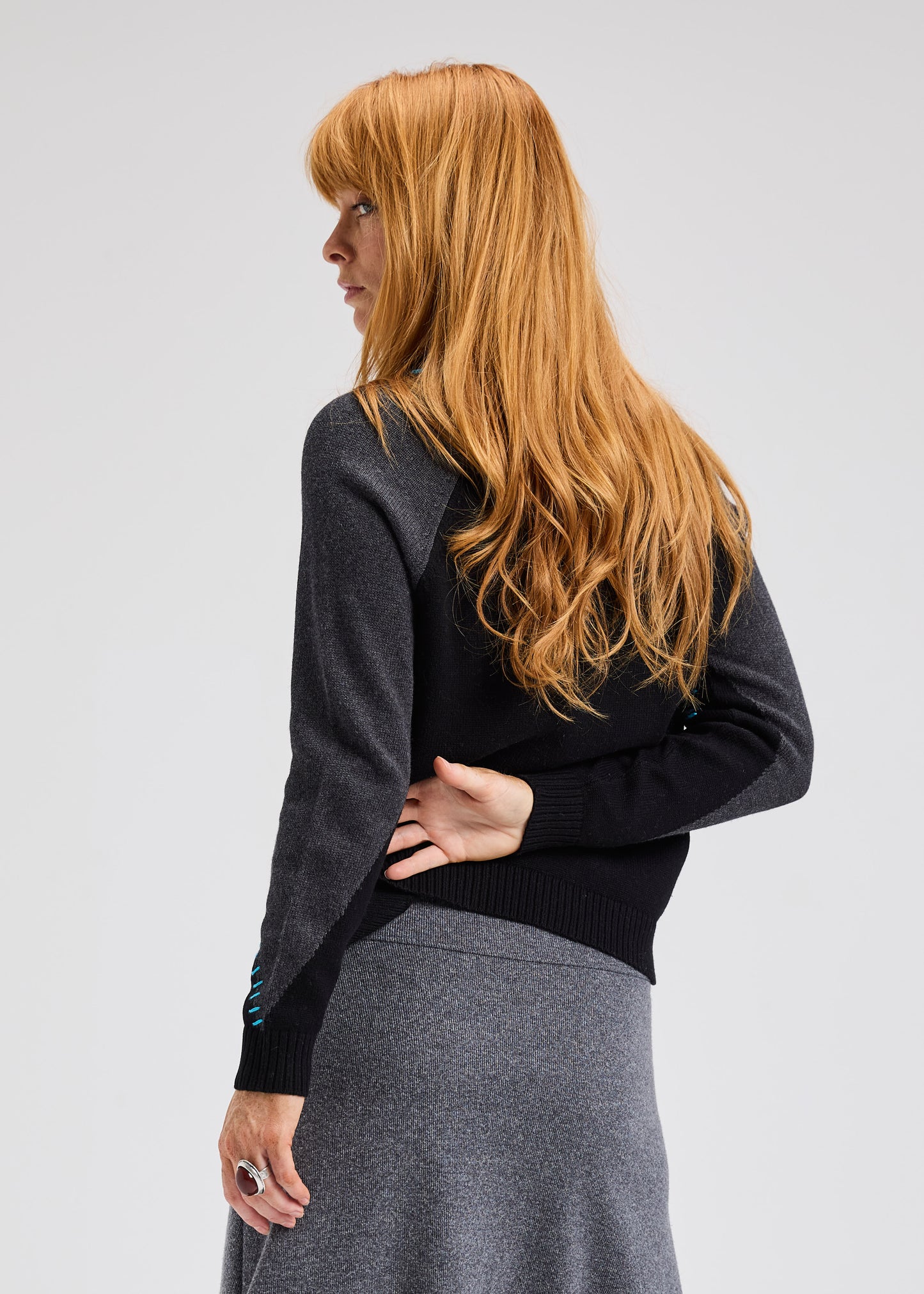 Panelled Cardigan