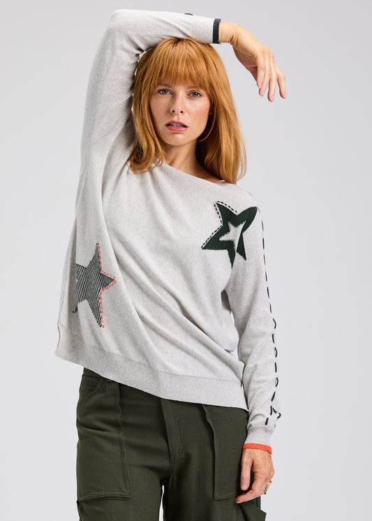 Threaded Star Sweater
