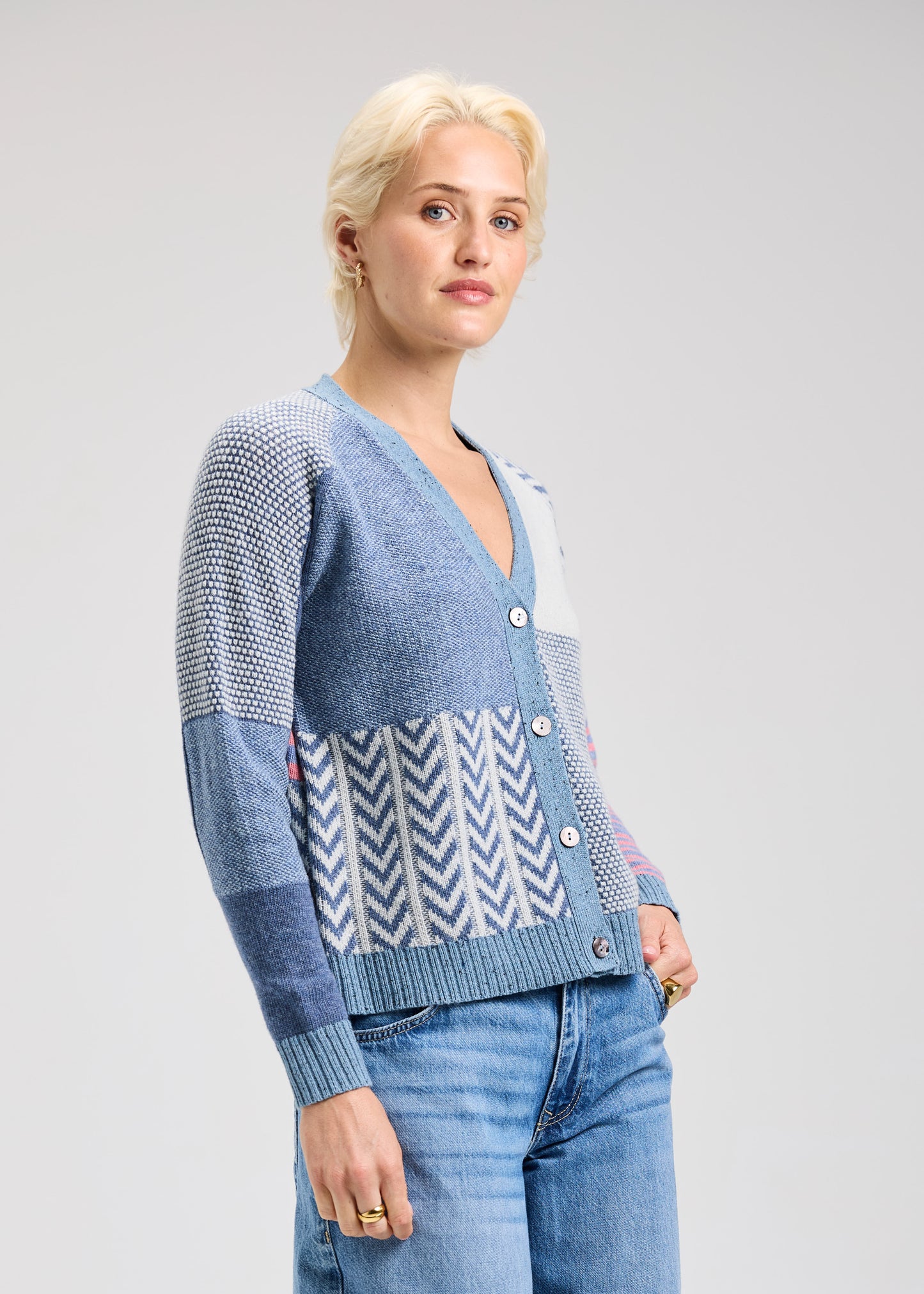 Textured Cardigan | Jean