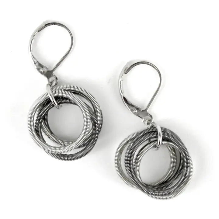 Silver & Slate Earrings