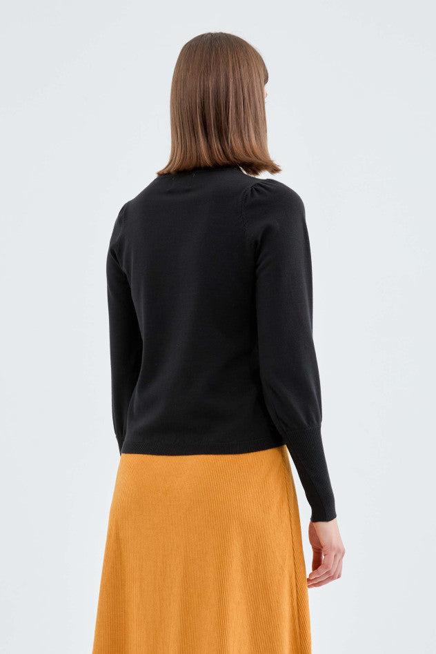 Black Knit Sweater