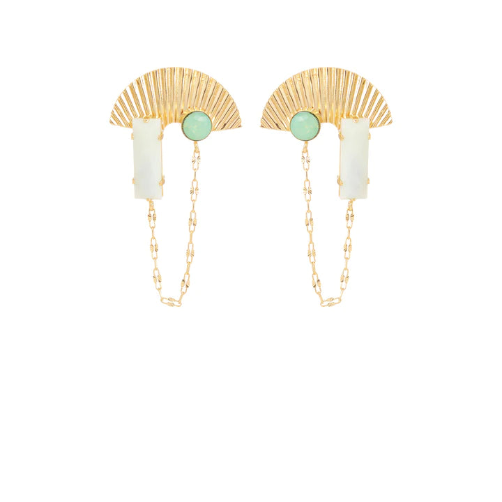 Noblilis Chain Earrings | Mint
