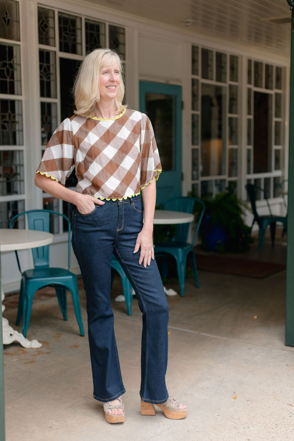 Alice Flare | Dk Rinse Blue