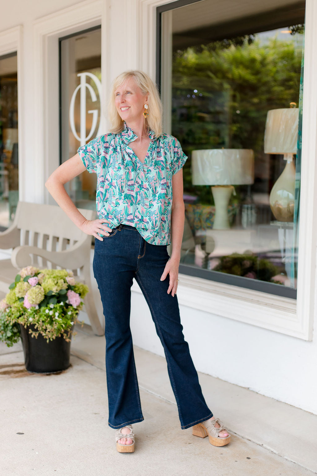 Vicki Top | Flowers
