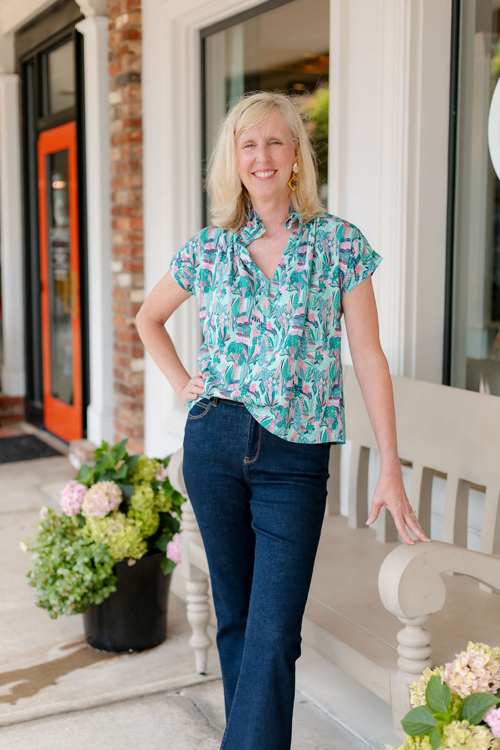 Vicki Top | Flowers