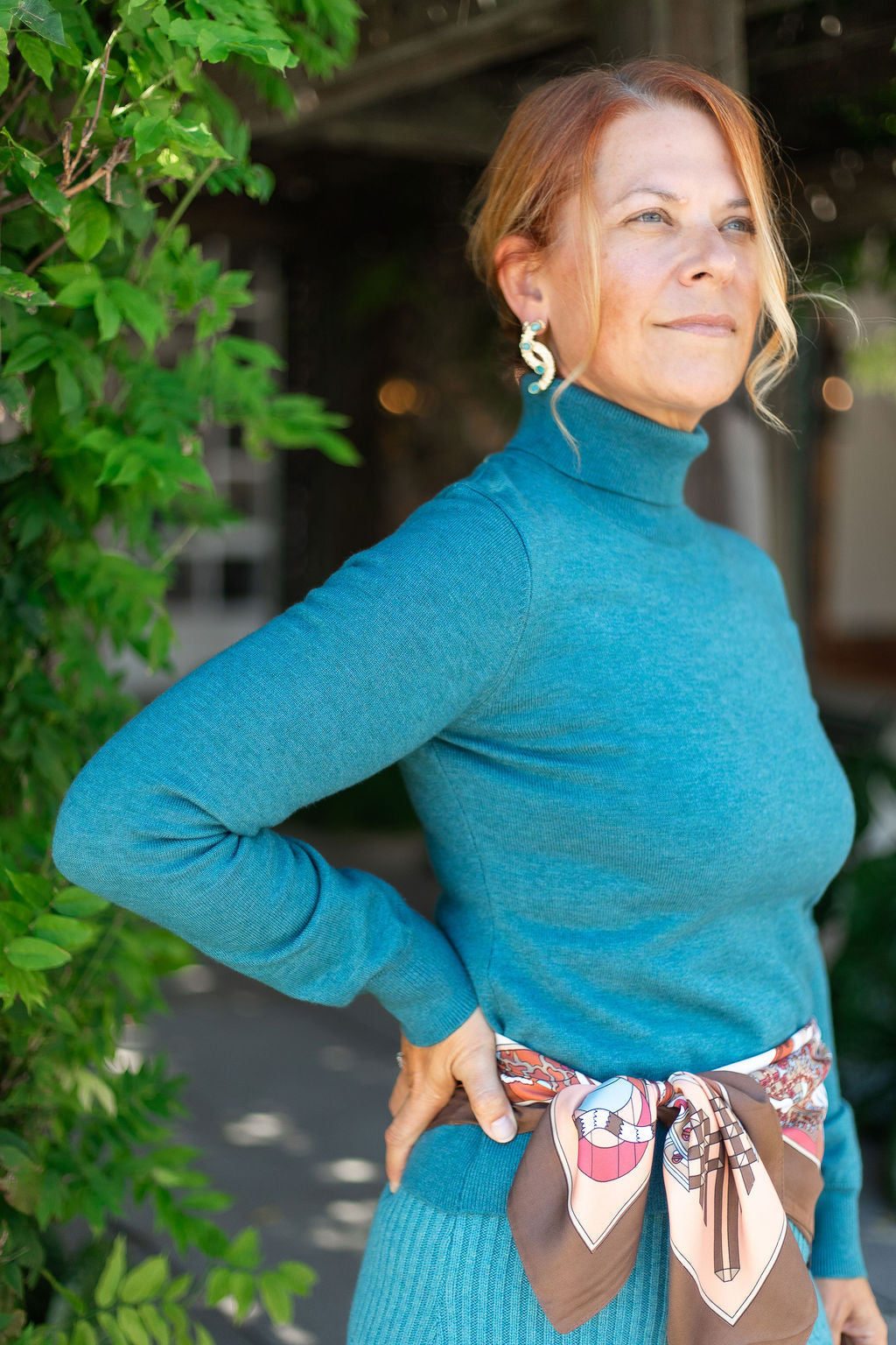 Erin Turtleneck | New Teal