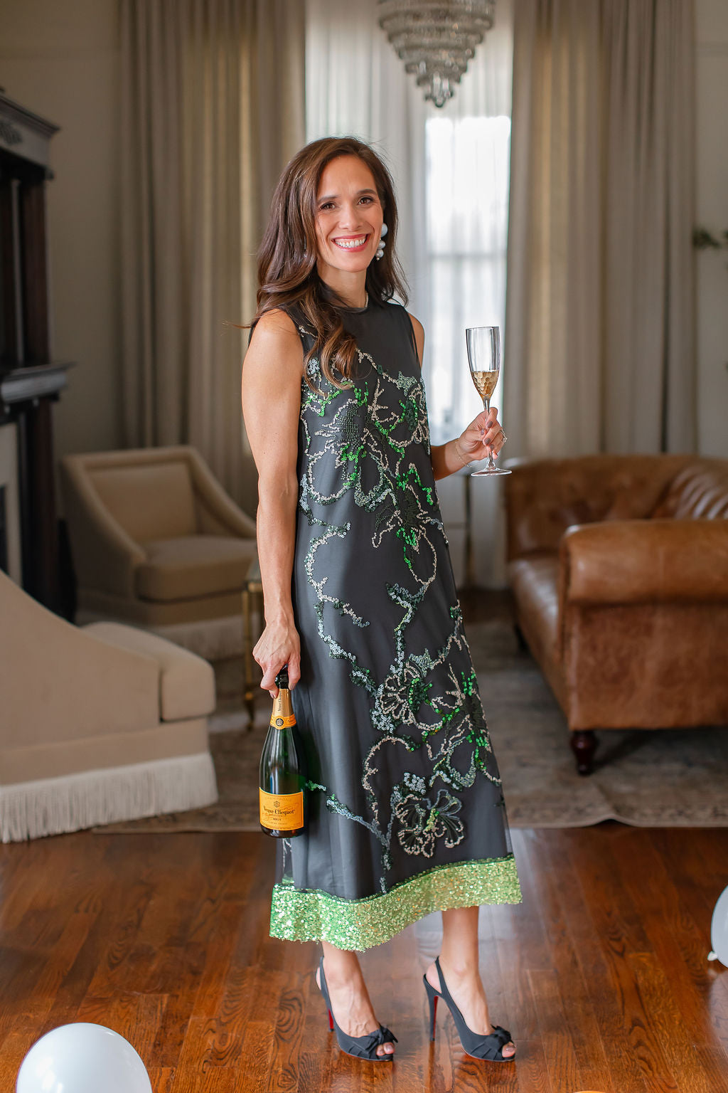 Floral Tulle Dress