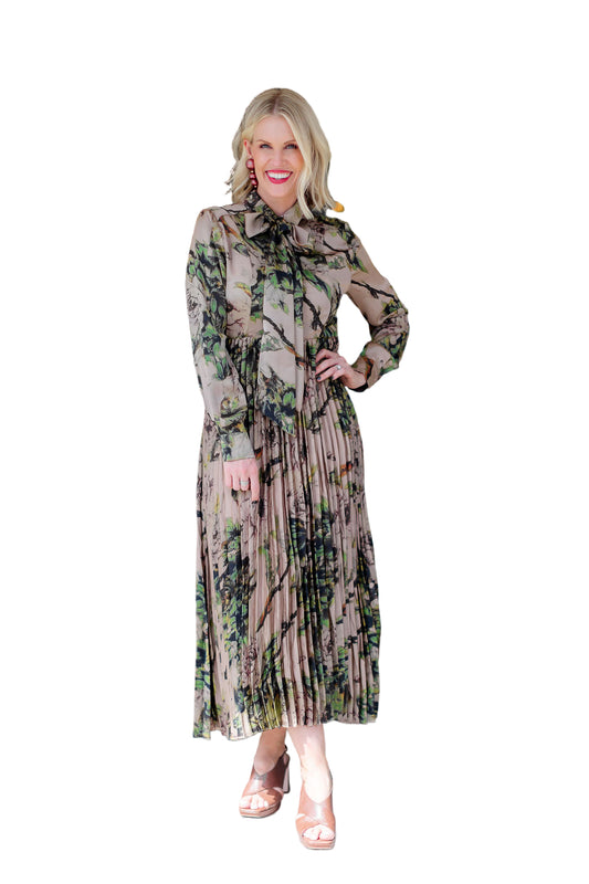 Branches Long Dress
