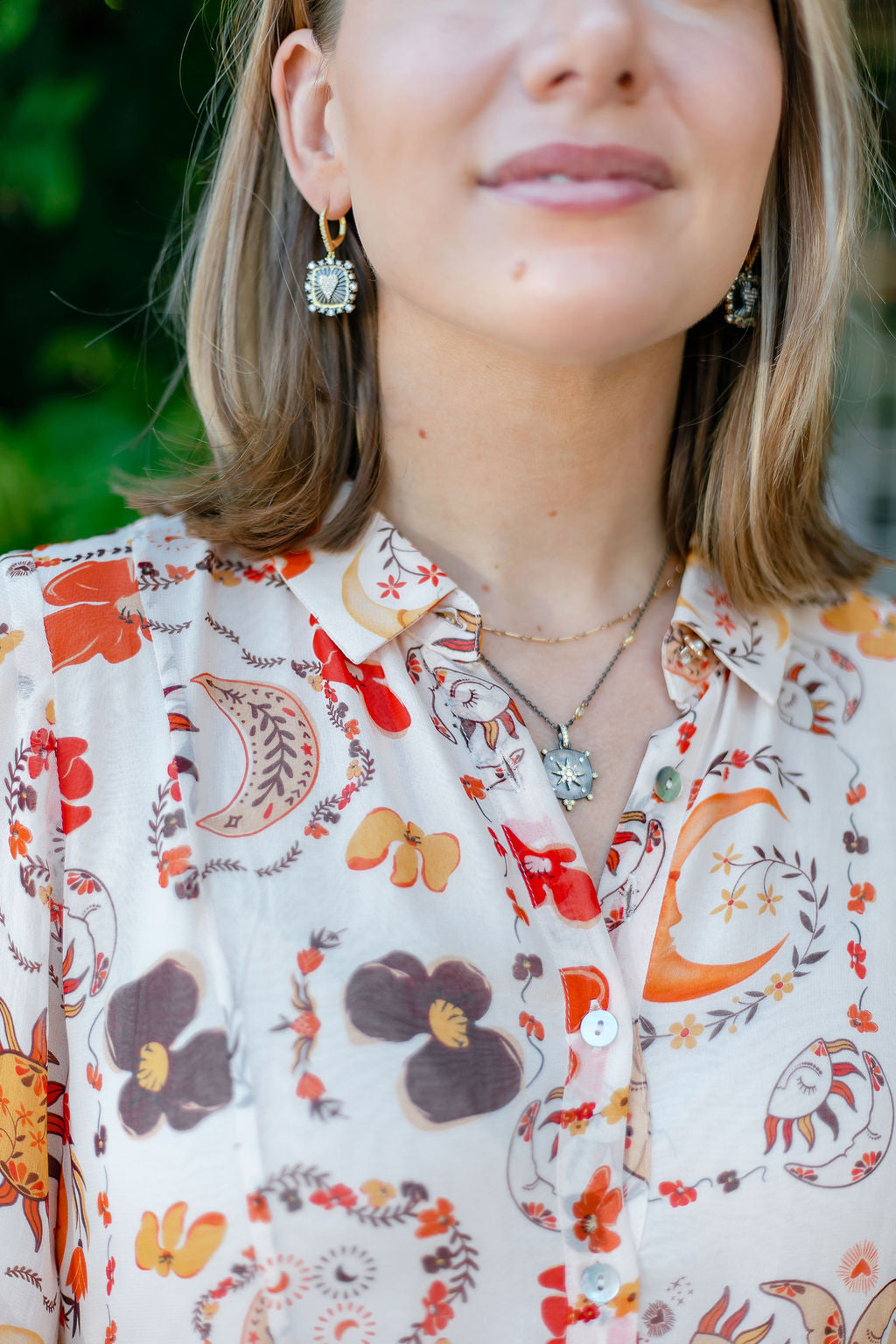 Pave Heart Dangle
