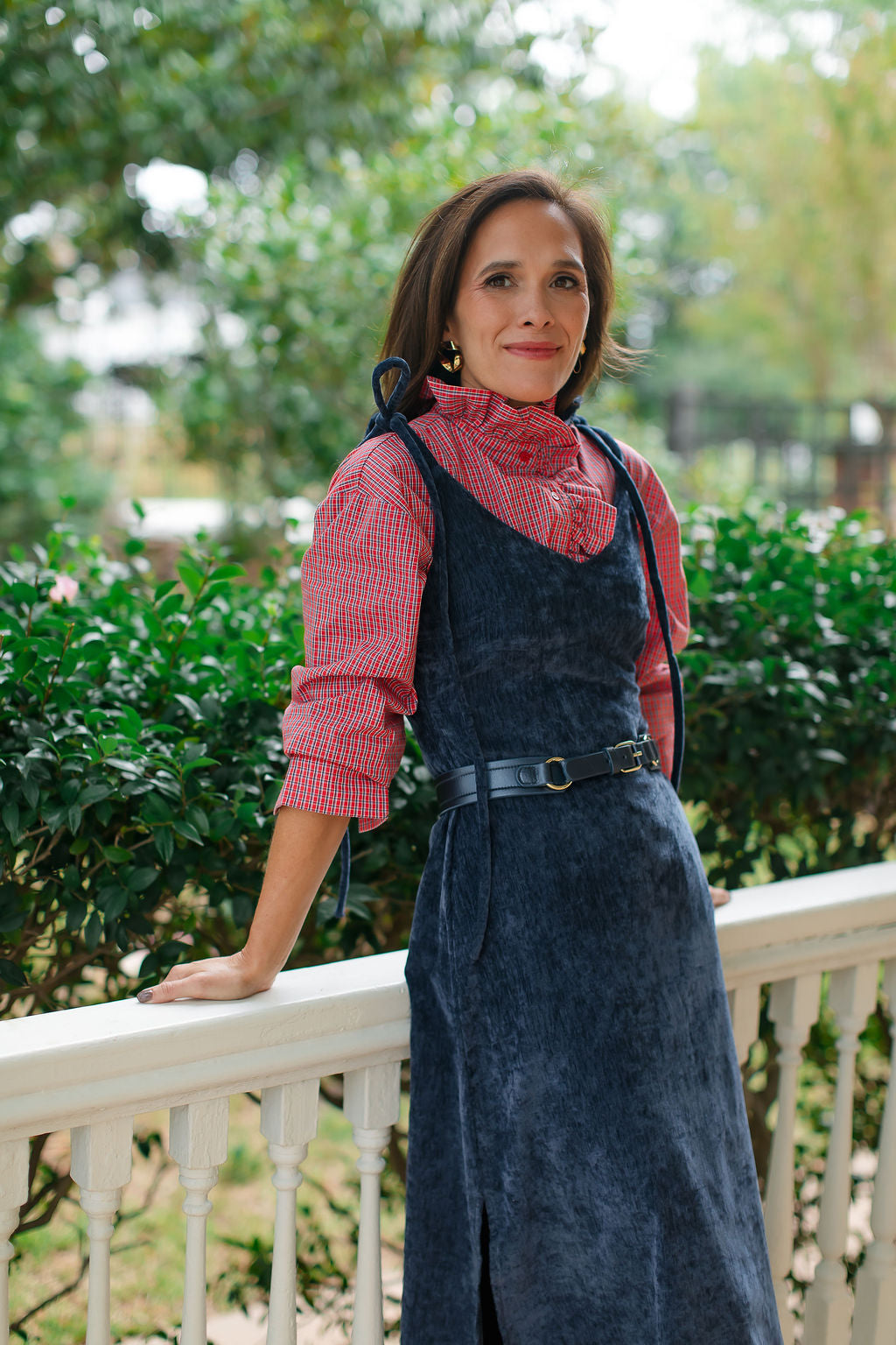 Tie Shoulder Dress | Navy