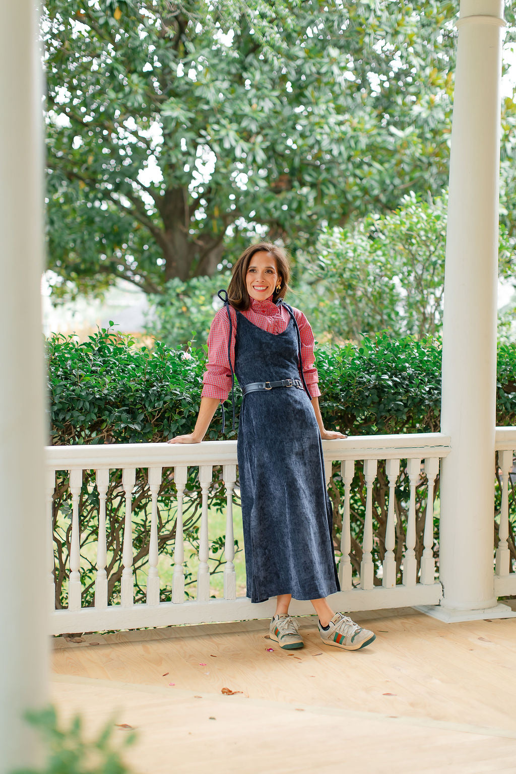 Tie Shoulder Dress | Navy