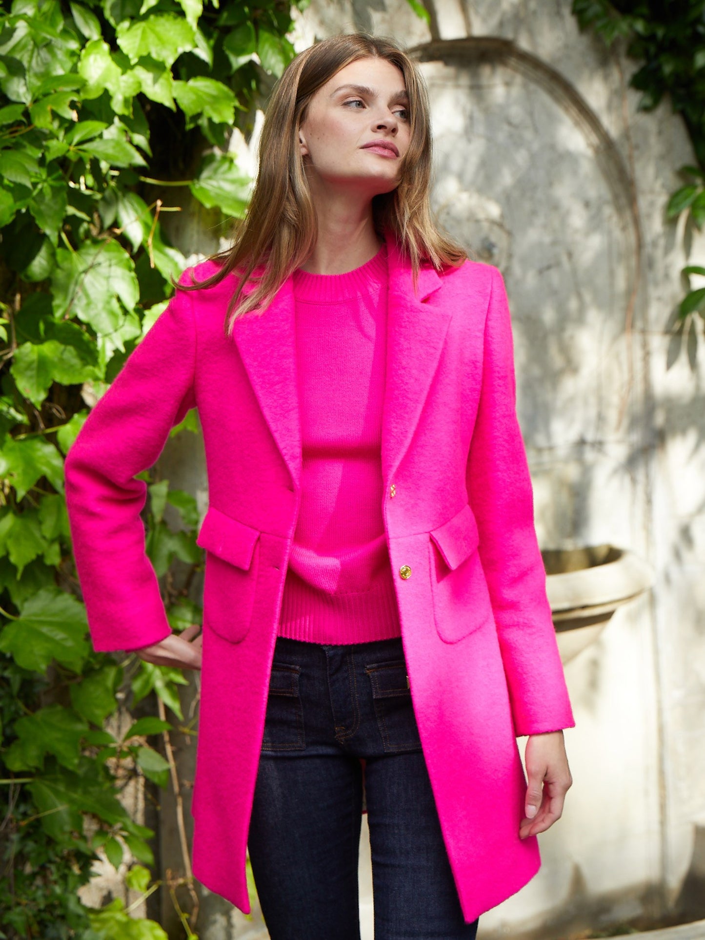 Lucia Pink Coat
