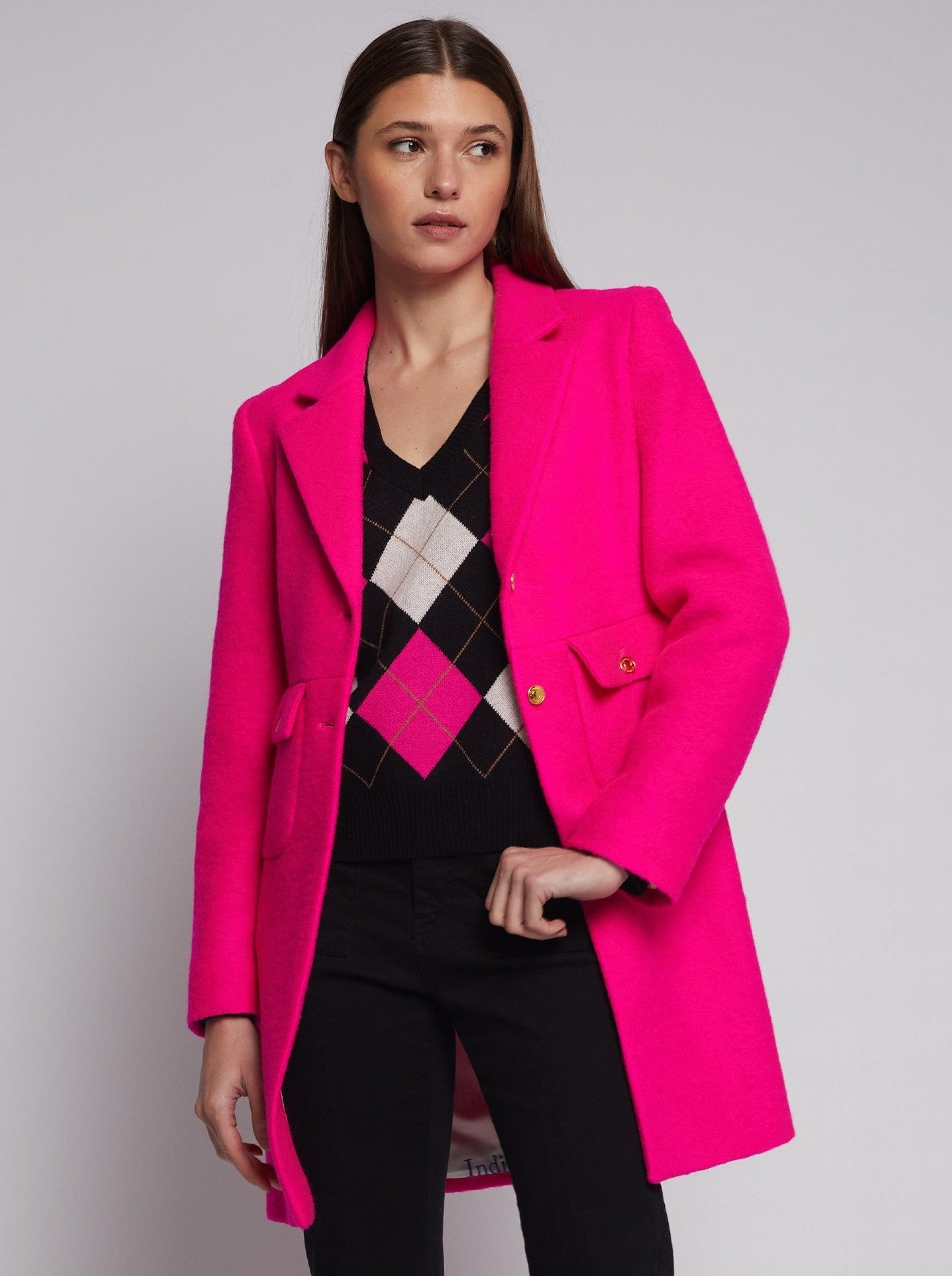 Lucia Pink Coat