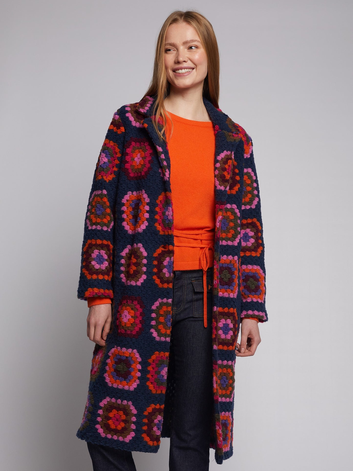Yana Crochet Coat