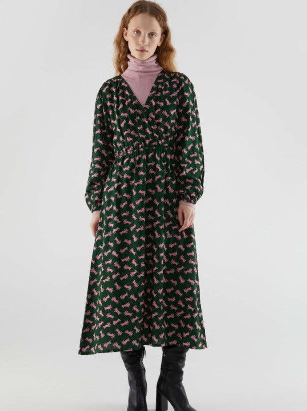 Rabbit Print Dress
