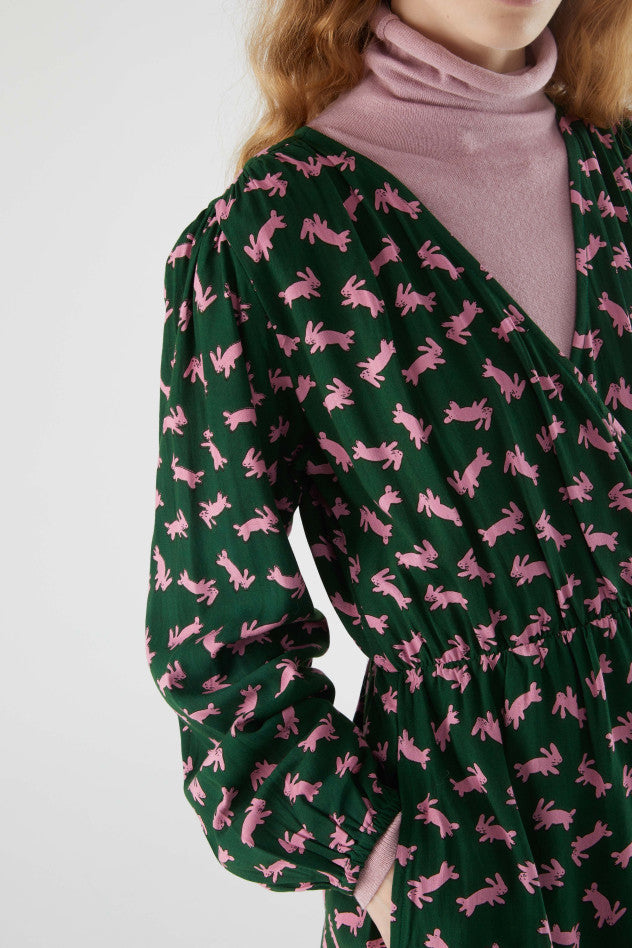 Rabbit Print Dress