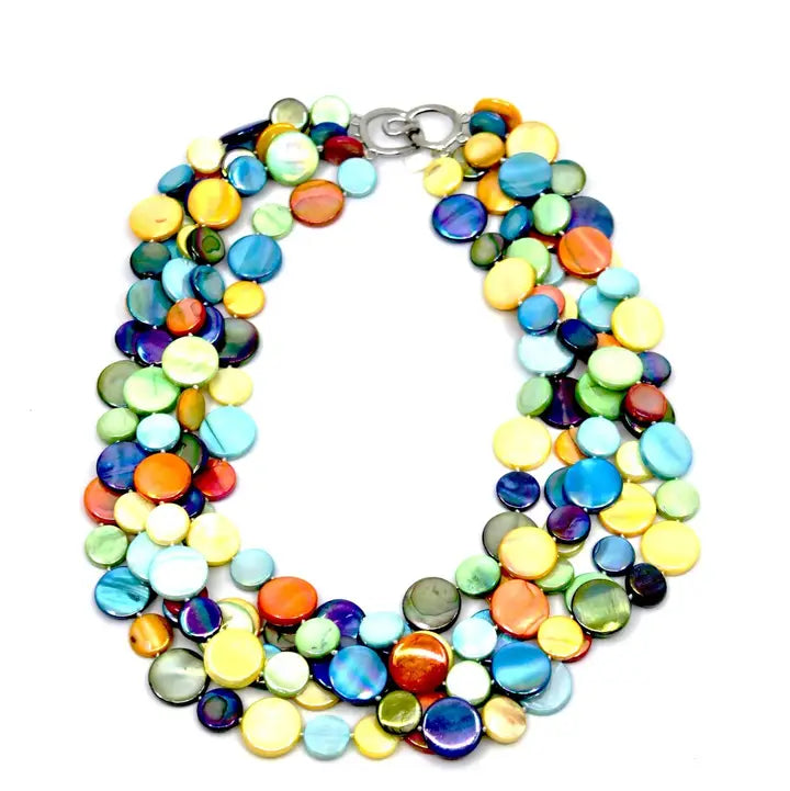 5 Strand Necklace | Tropical Fruit