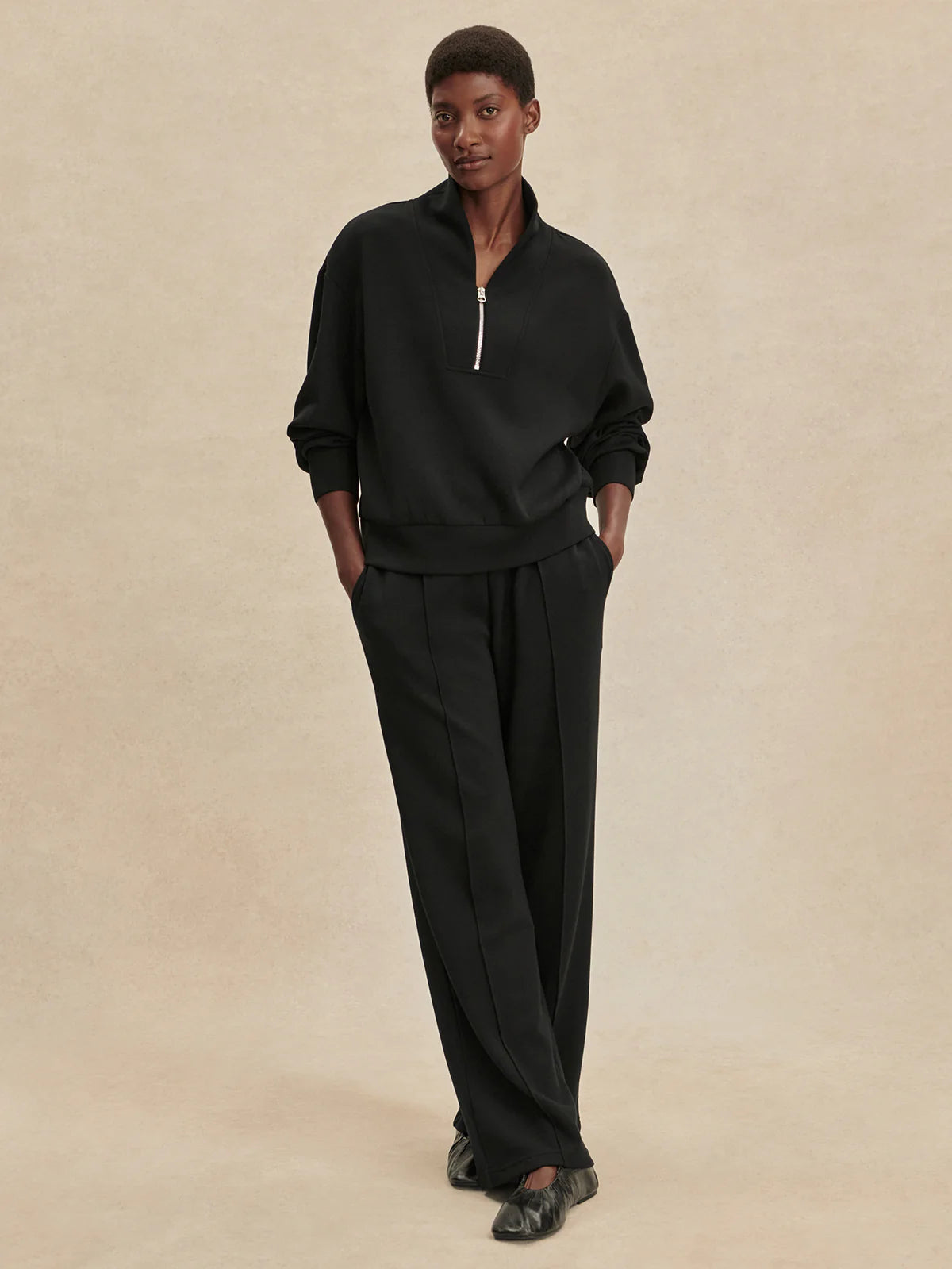 The Wide Leg Pant | Black