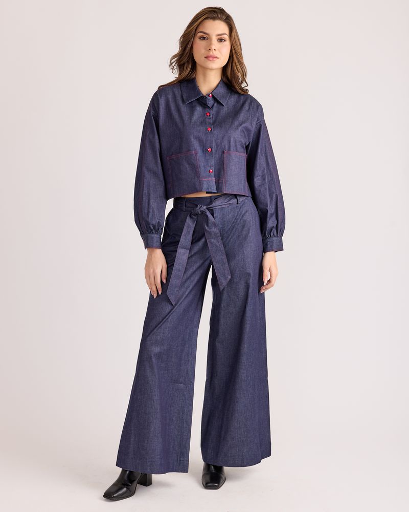 Mattie Top | Ink Blue