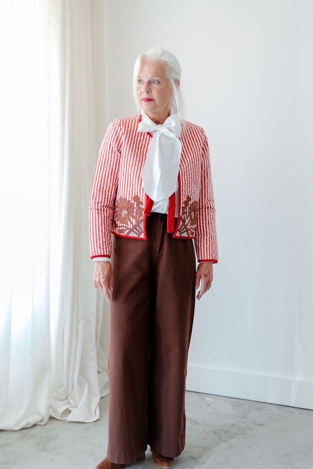 Brown Wide Leg Jean