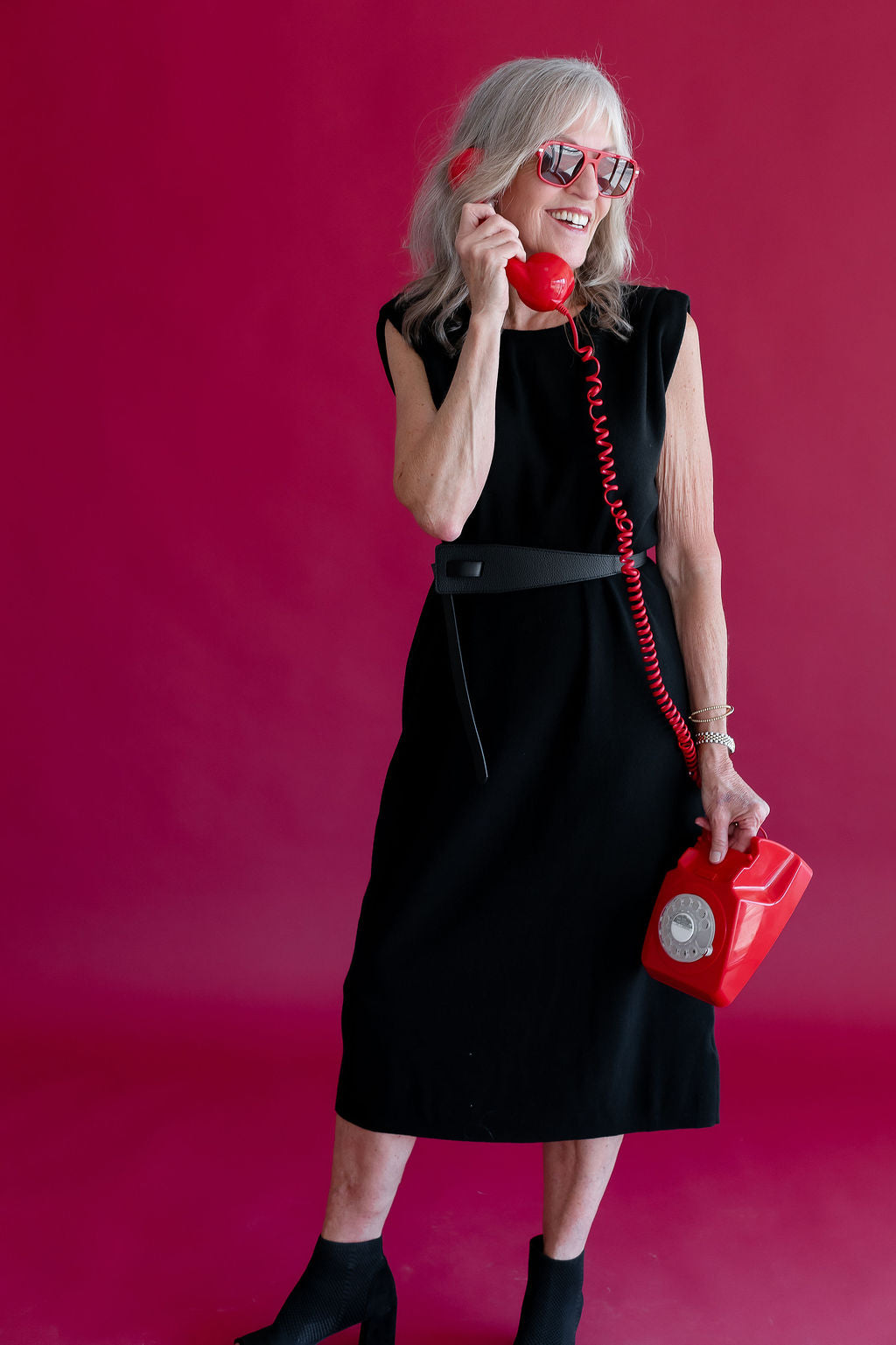 Black Belted Dress