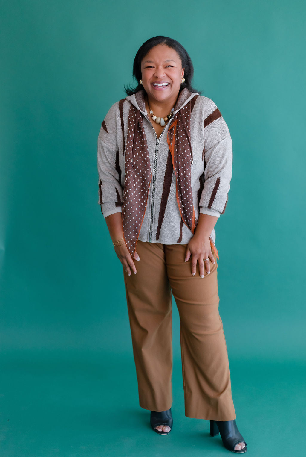 Wide Leg Pant | Toffee
