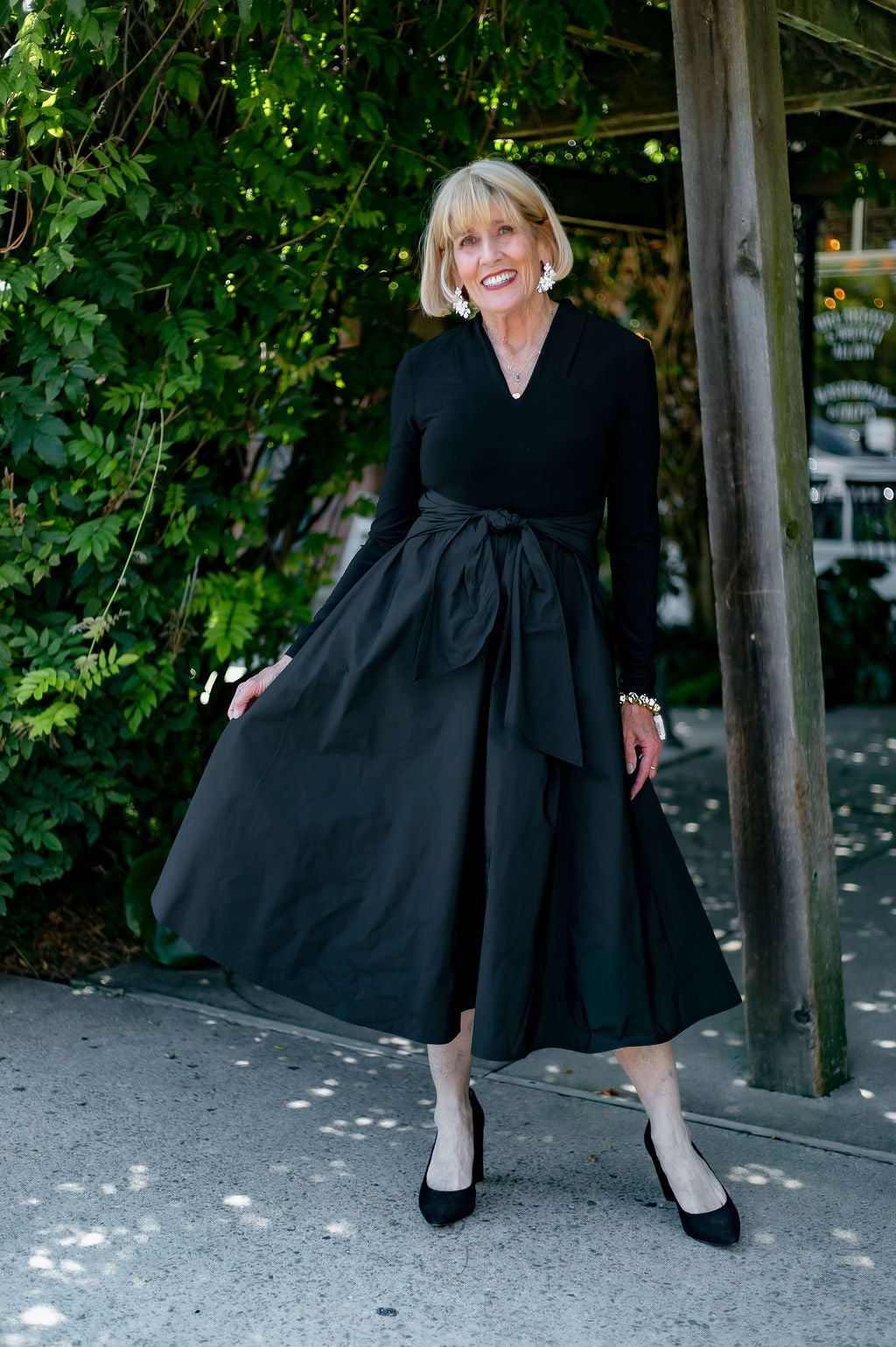 Silky Knit & Memory Fit and Flare Dress