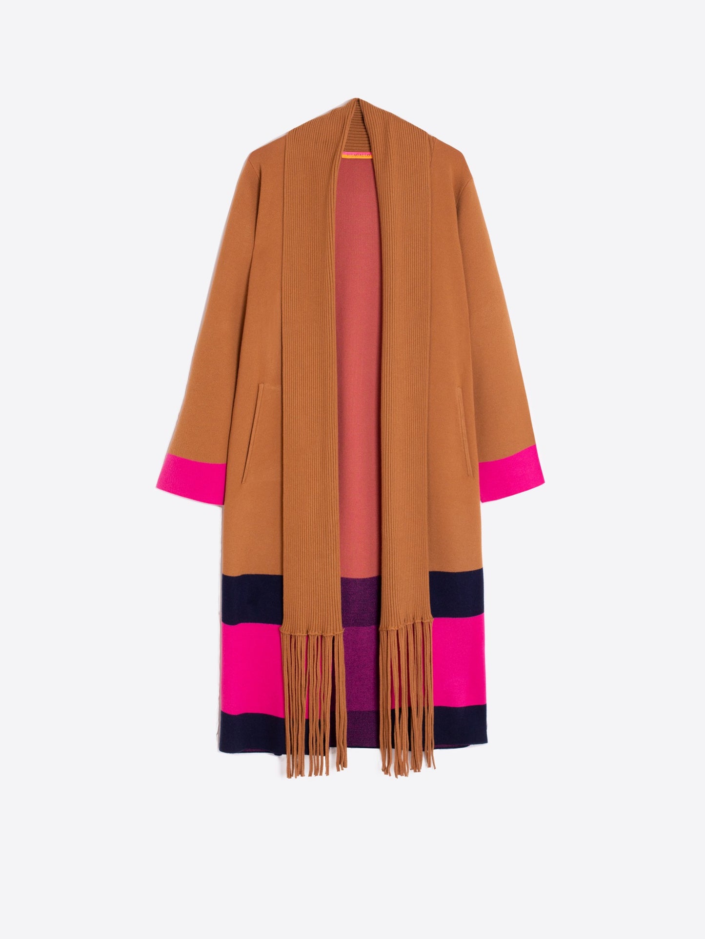 Fringe ColorBlock Cardi