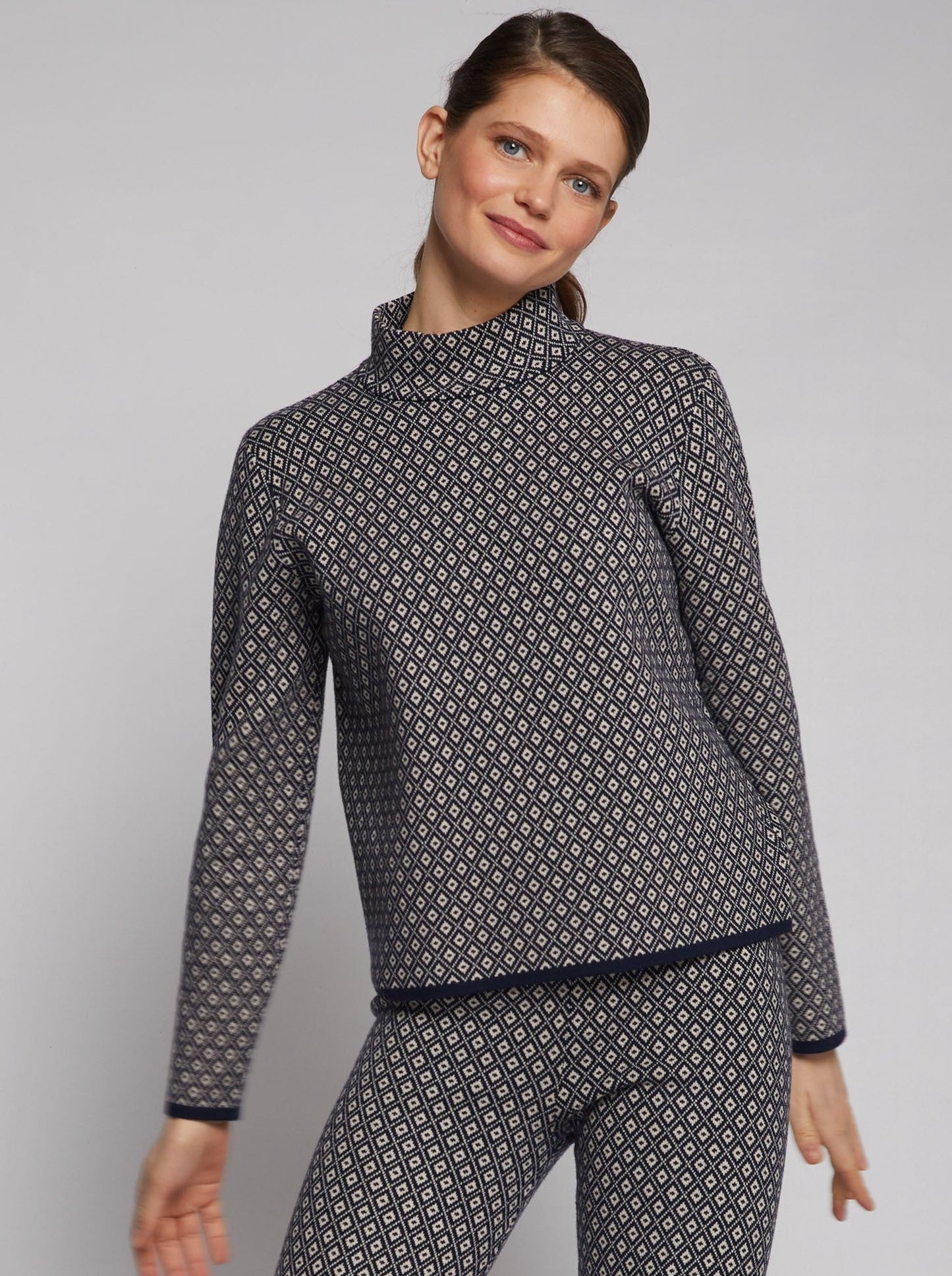 Knit Navy Turtleneck