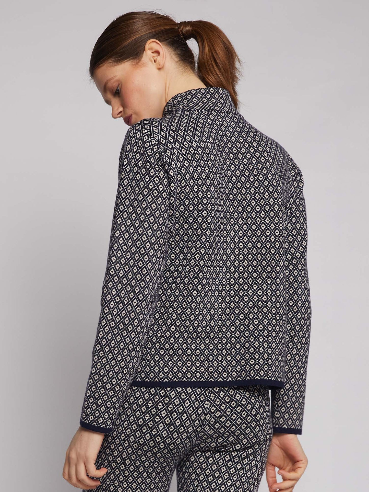 Knit Navy Turtleneck