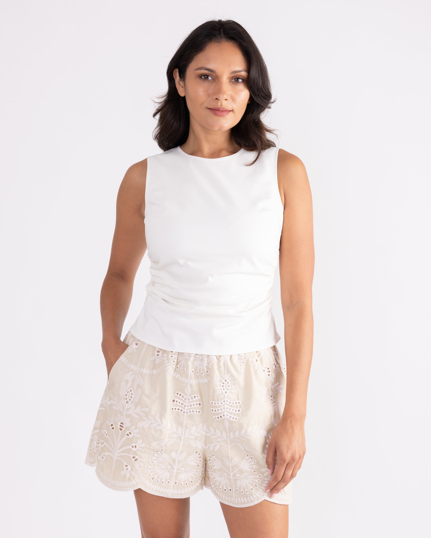 Jett Tank | Washed White