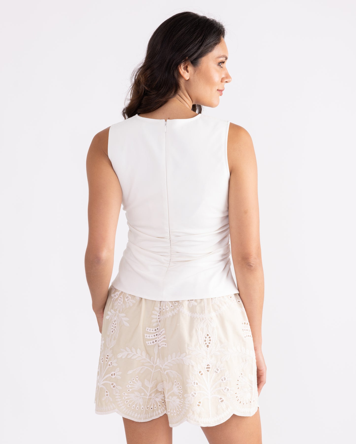 Jett Tank | Washed White