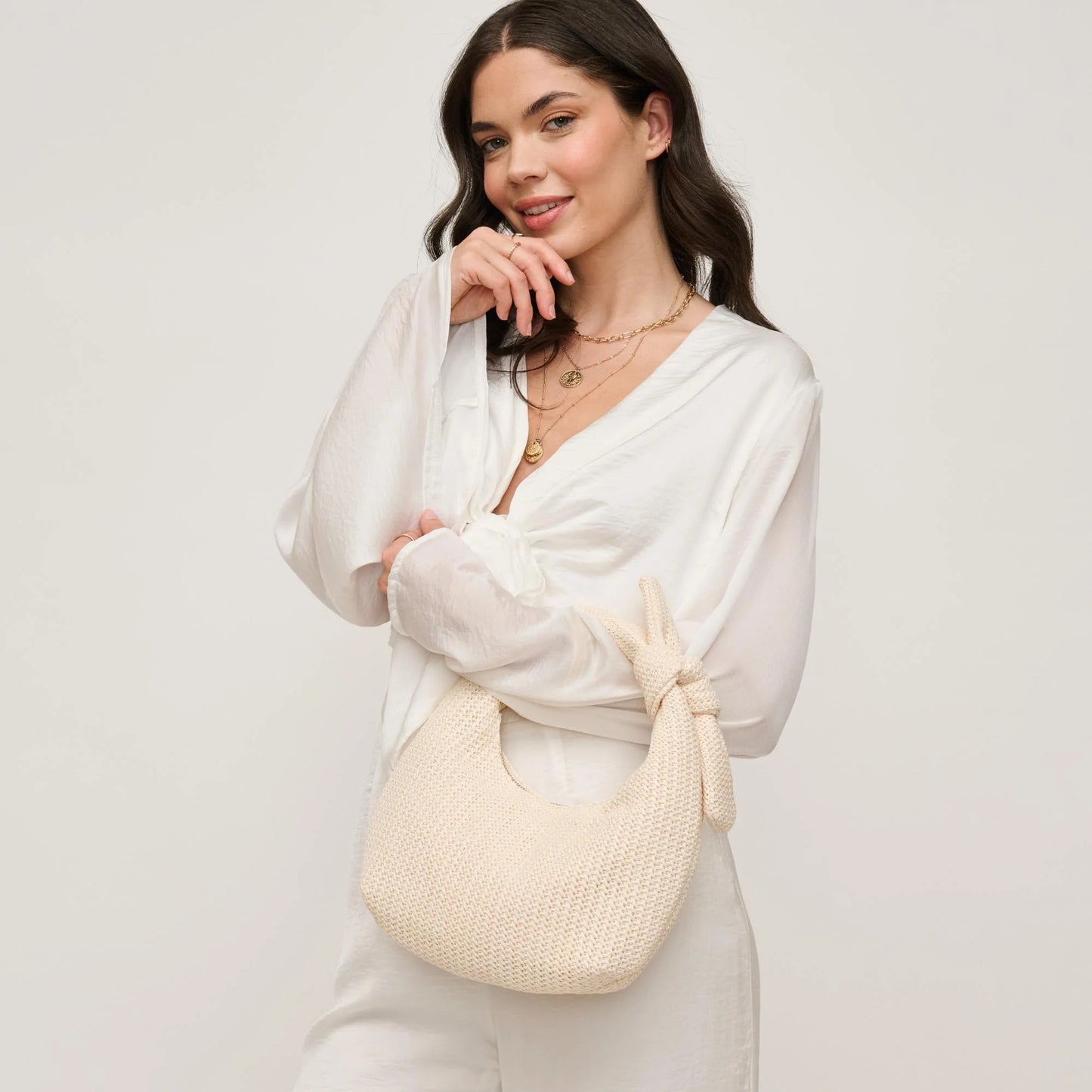 Penny Clutch | Ivory