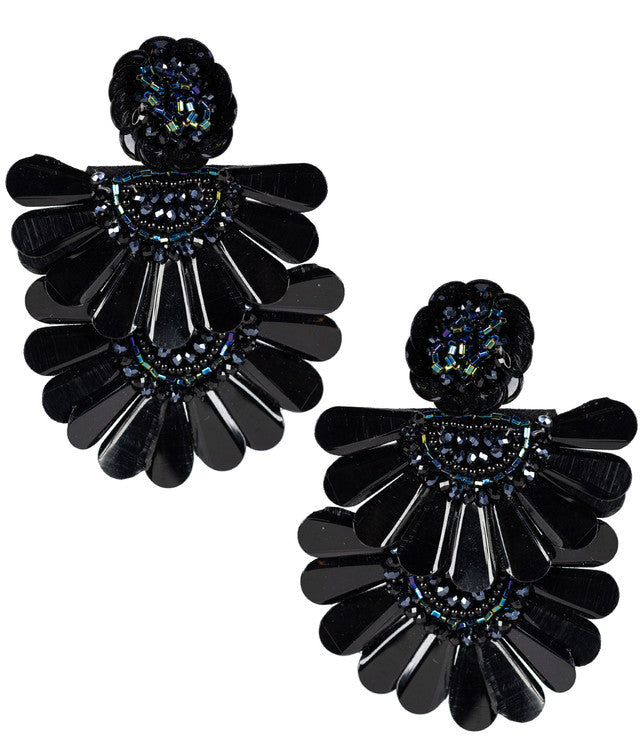 Natalie Earrings | Black