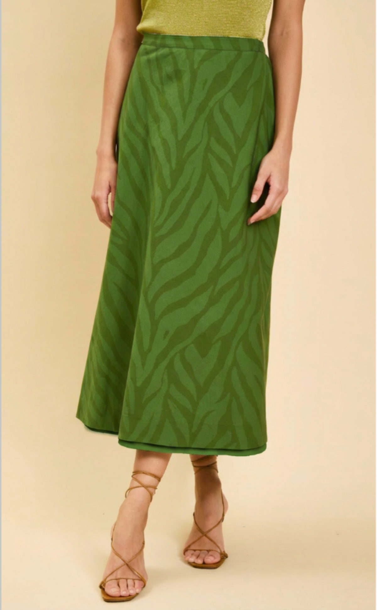 Santiago Convertible Skirt | Paisley Zebra