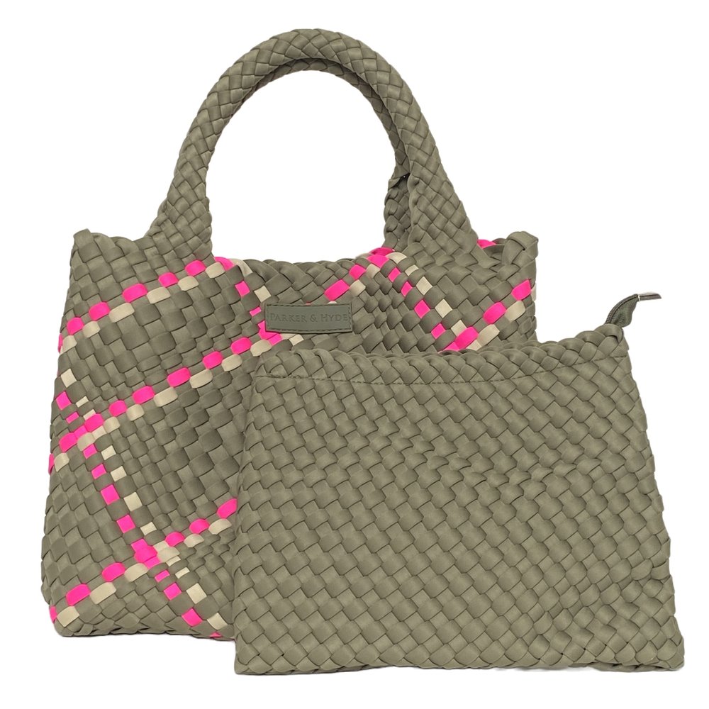 Woven Tote | Sage/Multi