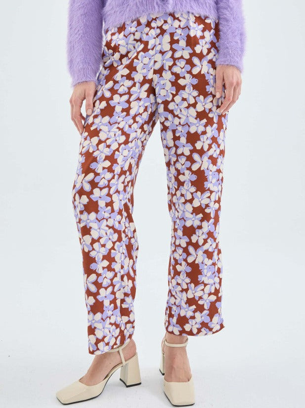 Flower Print Pants
