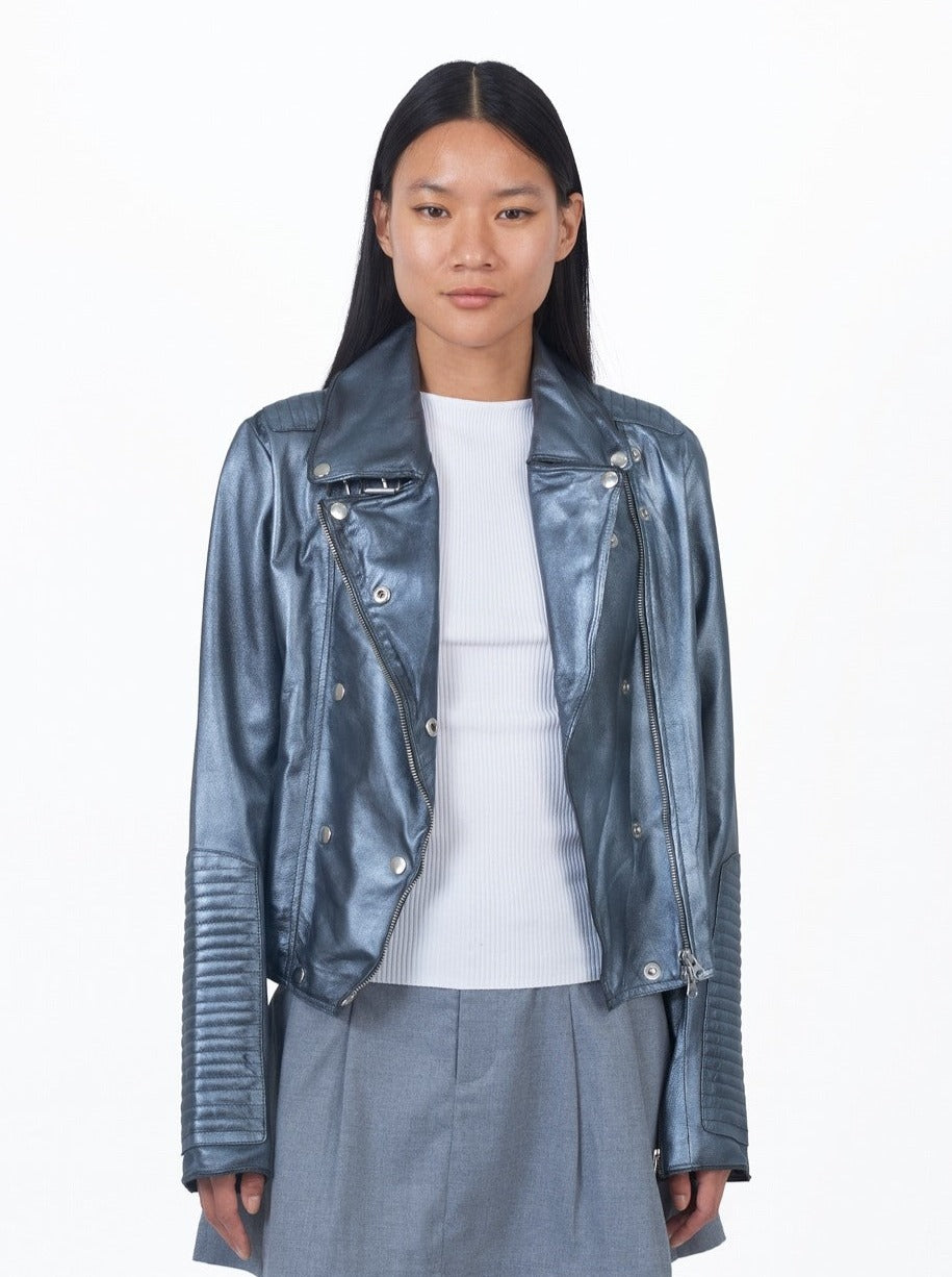Harley Metallic Leather Jacket
