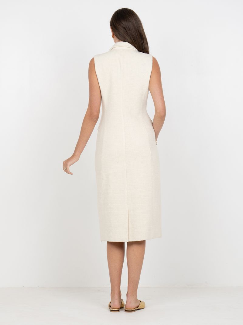 Kelly Dress | Winter White