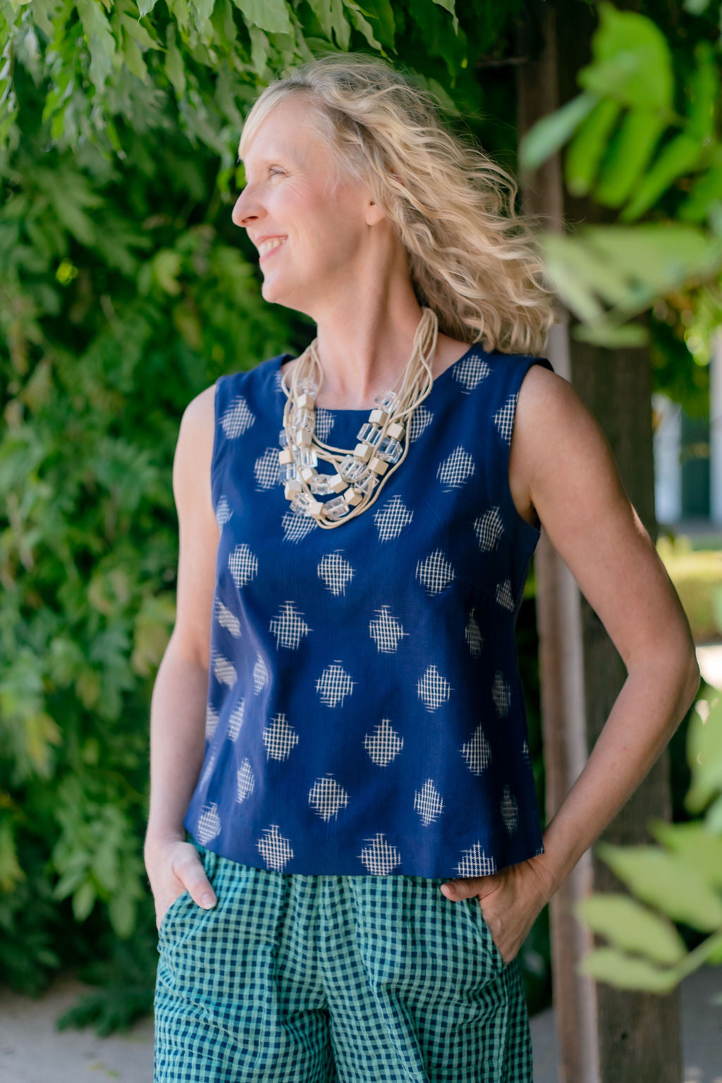 Pippa Blouse | Indigo